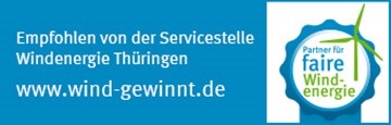 Banner Faire Windenergie Thüringenl Banner Faire Windenergie Thüringenl